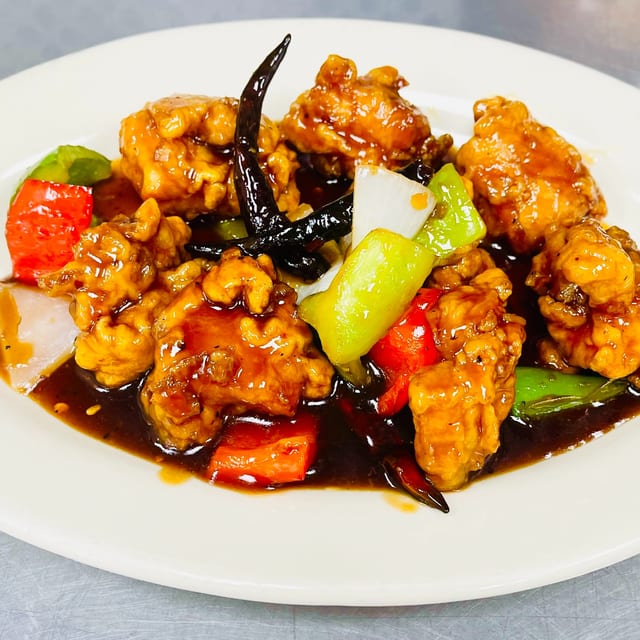 Crispy Chicken with Dried Chili.